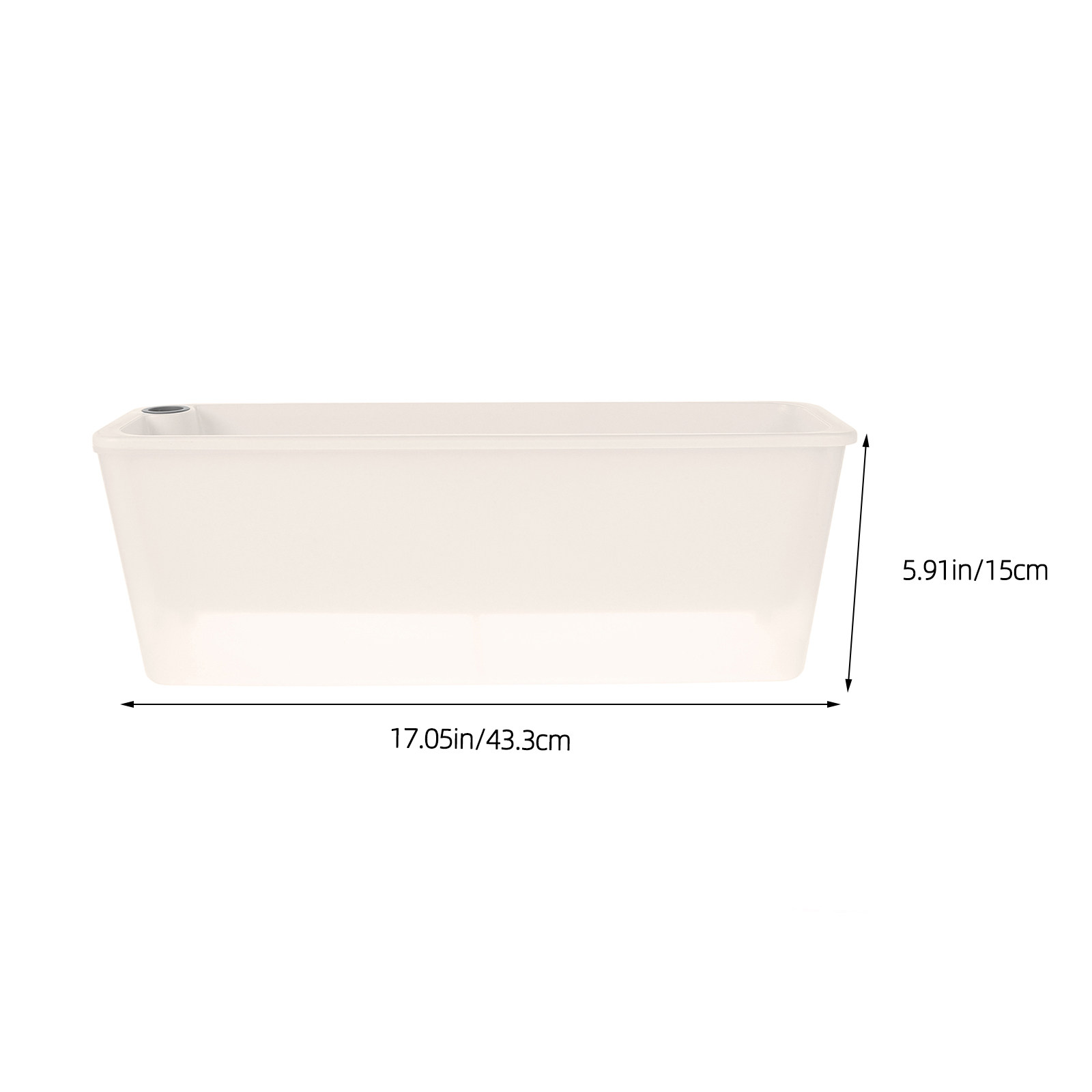 Jardinière rectangulaire étroi - Self-Watering Planter avis et prix