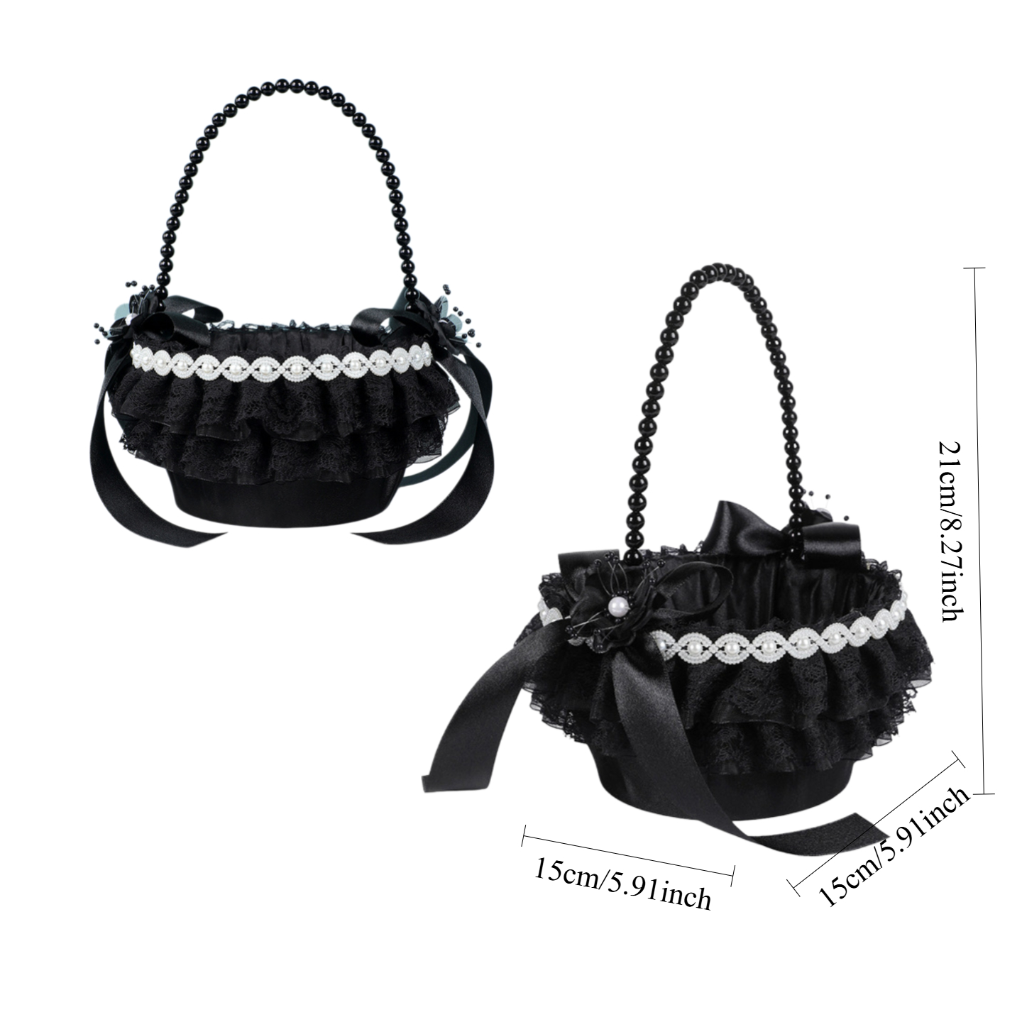 2 paniers à fleurs noirs pour  - Gardening Tools Girls avis et prix